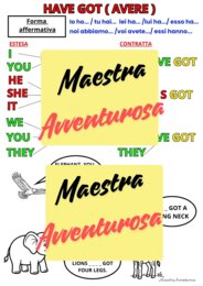 TO HAVE GOT (AFFIRMATIVE, NEGATIVE, INTERROGATIVE)