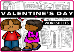 VALENTINE'S DAY - WORKSHEETS