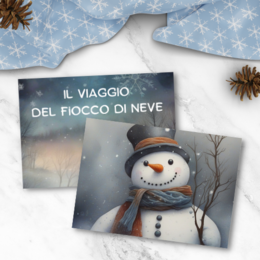 Storia sull'inverno "Il viaggio del fiocco di neve"