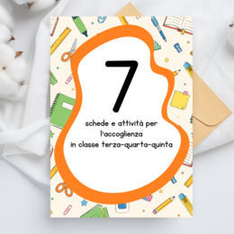 Pacchetto Accoglienza classe terza-quarta-quinta