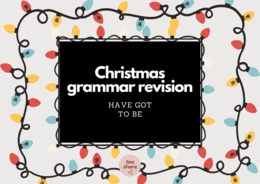 Christmas GRAMMAR practice set HAVE GOT + TO BE for younger learners