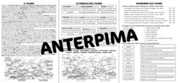 IL FIUME, LE PAROLE DEL FIUME, MAPPA ED ESERCIZI PER LE CLASSI TERZA E QUARTA - SCUOLA PRIMARIA