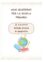 MAXI QUADERNO GEOGRAFIA CL. 1-2-3-4-5