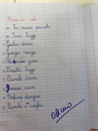 Il verbo per la classe terza
