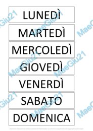 Calendario per Classe