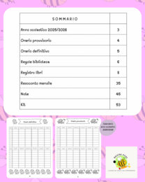 BibliAgenda Libri in movimento: registro, prestiti e letture MAESTRA PIERA