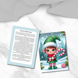 Storia di Natale in stampatello maiuscolo - "Un elfo dispettoso"