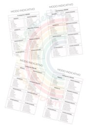 Tavole della coniugazione dei verbi modo indicativo