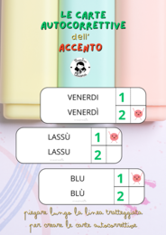 Carte autocorrettive: diventa un esperto dell’accento!