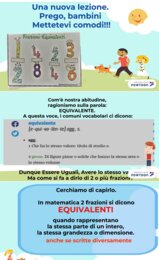 LE FRAZIONI EQUIVALENTI - COMPRENDERE IL CONCETTO E APPRENDERE COME CALCOLARLE
