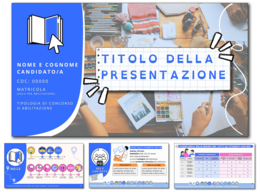 MODELLO CANVA di Lezione Simulata con INDICE LINKATO Scuola Secondaria di I e di II grado (vuoto)