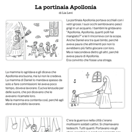 La portinaia Apollonia - racconto Shoah