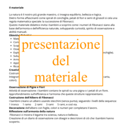 Fibonacci, matematico della natura; dall'osservazione alla costruzione dell'albero di Fibonacci-classi III/V