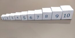 Cubi di grandezza progressiva