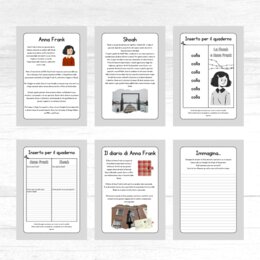 Schede didattiche per la Giornata della Memoria - Pacchetto di materiali per conoscere Andra e Tati, Anna Frank e Giorgio Perlasca