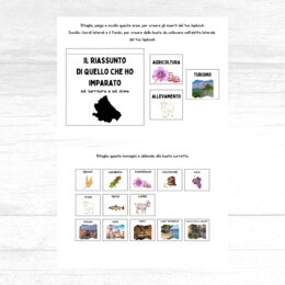 Lapbook Abruzzo scuola primaria da stampare