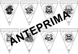 BANDIERINE DI HALLOWEEN PER DECORAZIONI DI CLASSE - SCUOLA PRIMARIA