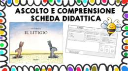 Il litigio scheda didattica comprensione