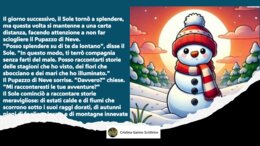 " IL SOLE E IL PUPAZZO DI NEVE"