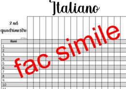 Registro cartaceo per l'insegnante (2 quadrimestre)