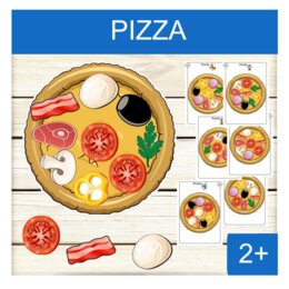 🍕Gioco Didattico “Pizza” – Attenzione, memoria e motricità fine