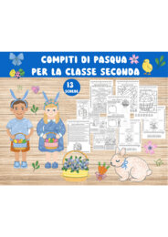 🐣13 Schede di Italiano e Matematica per la Classe Seconda