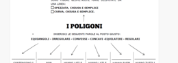 📐 Mappe e Schemi di Geometria: Poligoni e Triangoli + Verifica (Materiale Inclusivo)