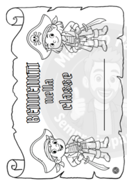 🏴‍☠️ KIT DECORAZIONI BACK TO SCHOOL - TEMA PIRATI (Capitan Stella e l'isola della scuola perduta) ✨
