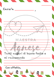 Lettera di Natale-produzione del testo guidata