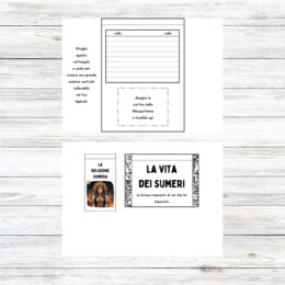Lapbook sui Sumeri in PDF - Classe quarta