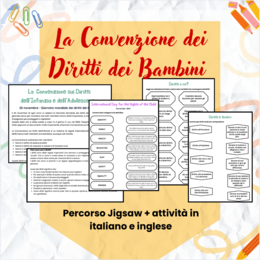 Convenzione dei diritti dei bambini – Percorso Jigsaw + attività in italiano e inglese