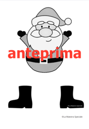 LAVORETTO DI NATALE: BABBO NATALE NEL CAMINO