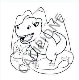 Dinosauri da colorare