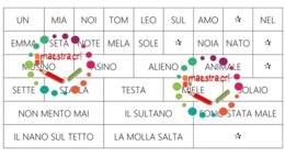 Prime schede di lettura di sillabe e parole (LMNST)