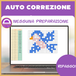 Somma e differenza di frazioni PIXEL ART