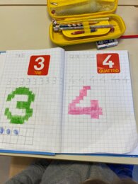 Apprendere le prime cifre con metodo Montessori e realizzare il quaderno interattivo con Pixel Art