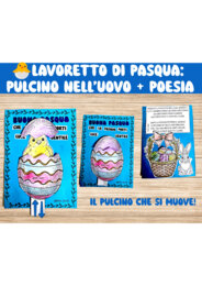 Lavoretto di Pasqua: Pulcino nell’Uovo + Poesia