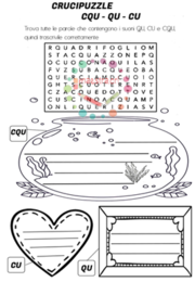 Crucipuzzle CQ - QU - CU