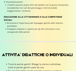 "LEO e la magia delle PAROLE" - Albo illustrato con proposte di Attività Didattiche. Ottima attività per promuovere lo sviluppo della letto-scrittura di parole con i principali suoni ortografici. Un libro educativo: insegna la gentilezza e l'amicizia ai 