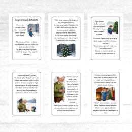 La promessa dell'abete - storia natalizia per bambini con domande di comprensione