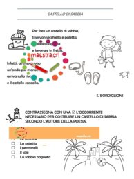 Raccolta di attività - Il castello di sabbia