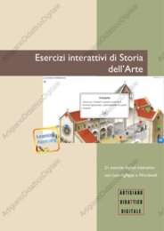 Esercizi interattivi digitali di Storia dell'Arte