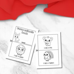 Libretto Farm Animals in inglese