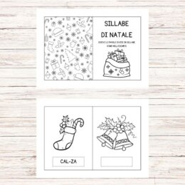 Libretto delle sillabe di Natale