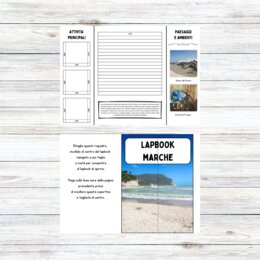 Lapbook Marche scuola primaria da stampare