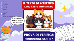 IL TESTO DESCRITTIVO - PROVA DI VERIFICA - DESCRIVERE UN ANIMALE FANTASTICO - CLASSE SECONDA TERZA QUARTA QUINTA