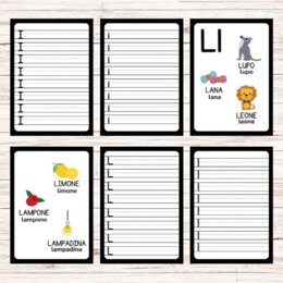Schede per imparare a scrivere le lettere dell’alfabeto - Back to school