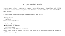 I pescatori di parole Attività scuola primaria