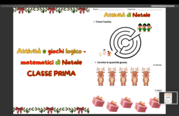Attività e giochi logico-matematici di NATALE - dalla prima alla quinta elementare