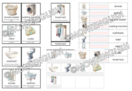 Vocabulary Enrichment Set: In the bathroom SET 1